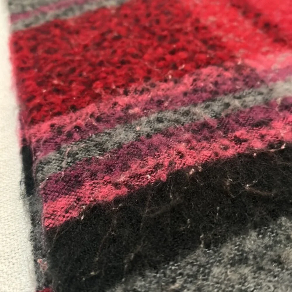 Juicy Couture Neck Scarf Womens One Size Plaid Y2k 90s Rectangle Trendy Pink